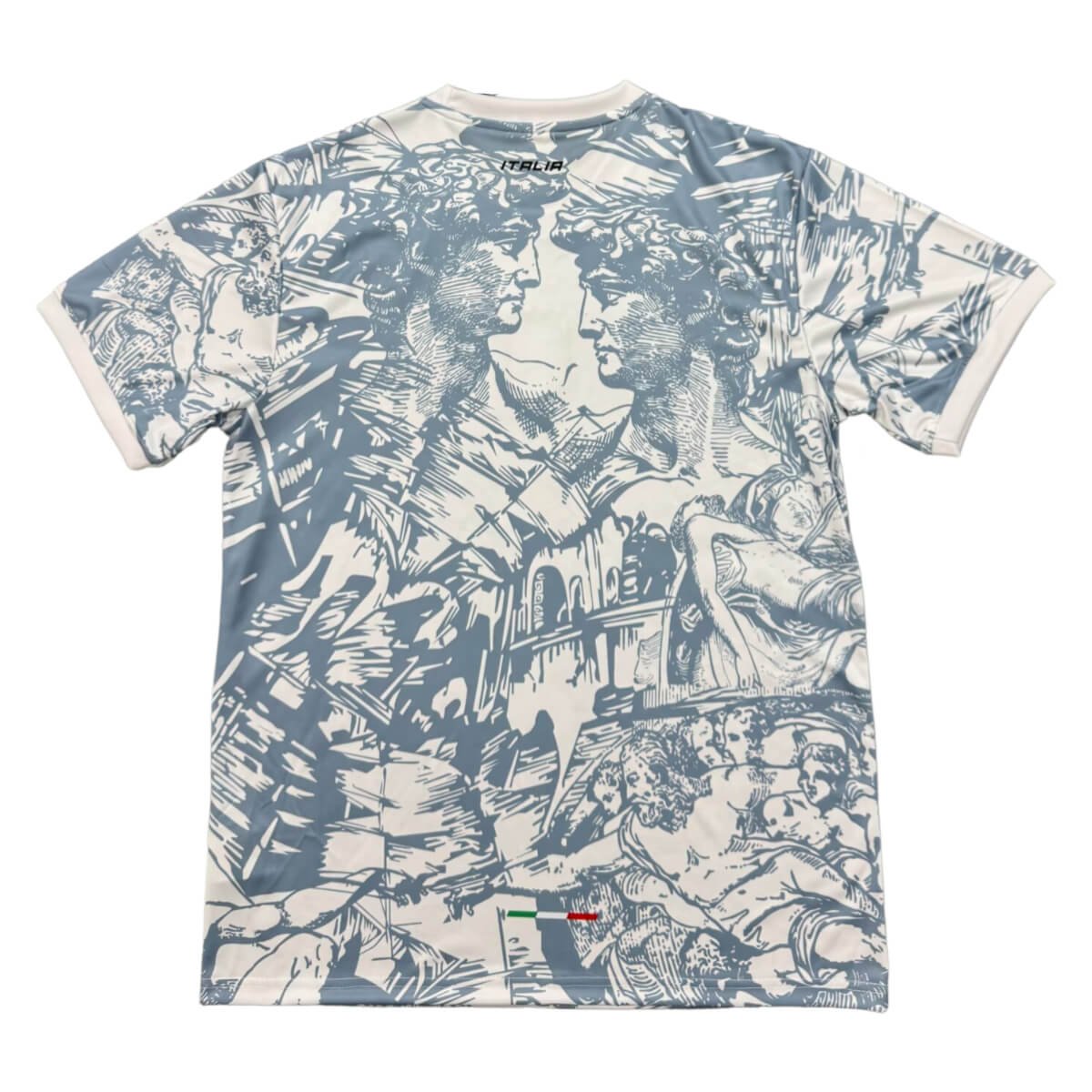 camisa-italia-estatuas-branca-azul-especial-2024-25-masculina- Camisa Itália Branca Estátuas Especial 2024/25 Masculina