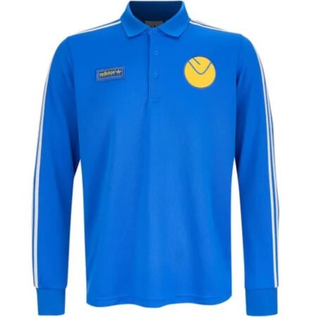 Camisa Leeds United Azul Adidas Originals 2024/25 Manga Longa