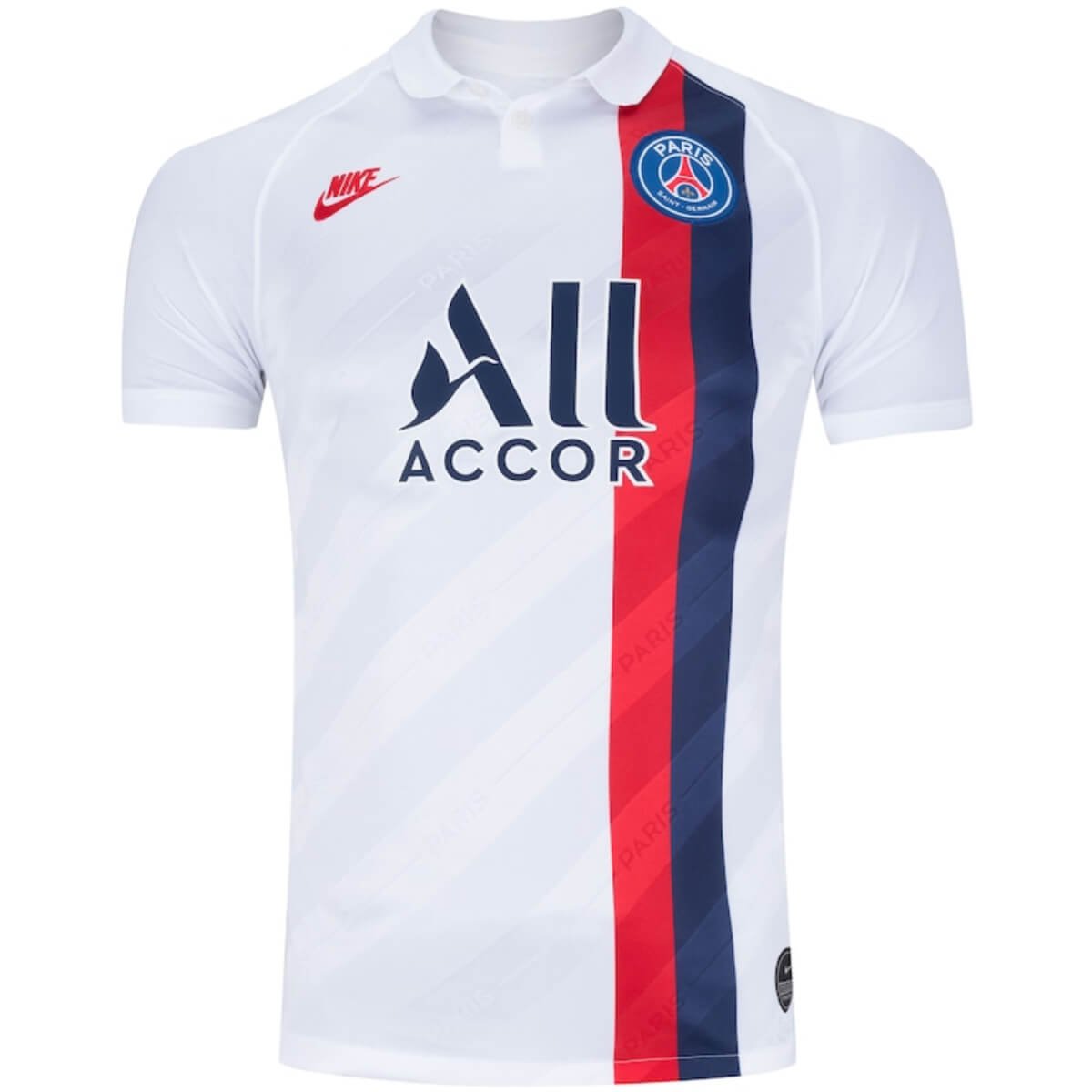 camisa-psg-branca-2019-third-masculina-polo Camisa PSG Branca Third 2019/20 Polo Masculina