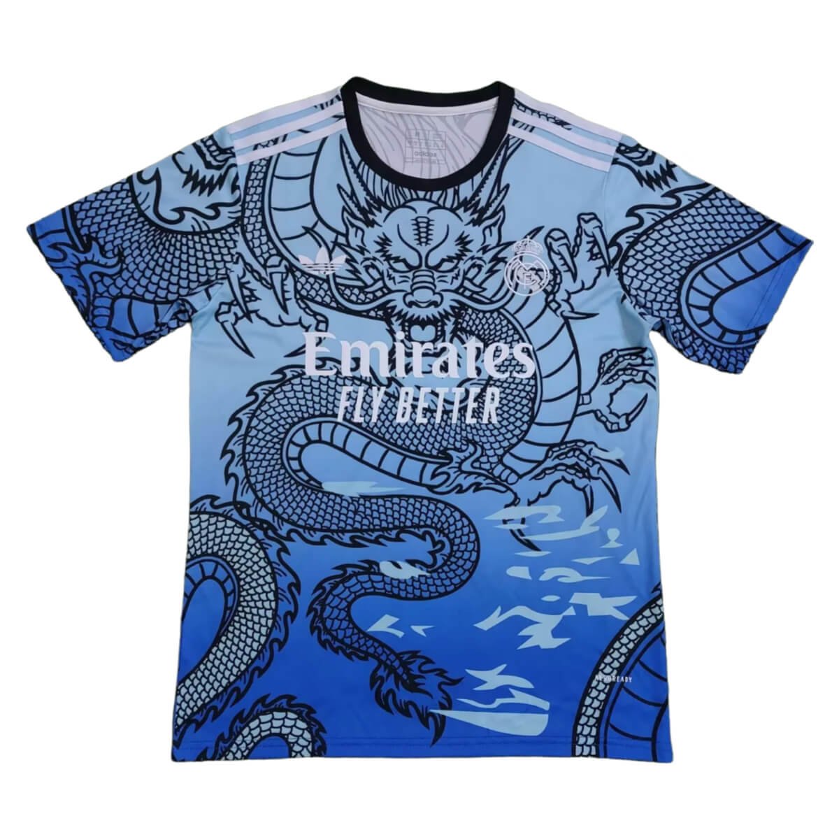 camisa-real-madrid-azul-dourada-2024-25-masculina Camisa Real Madrid Dragão Azul 2024/25 Masculina