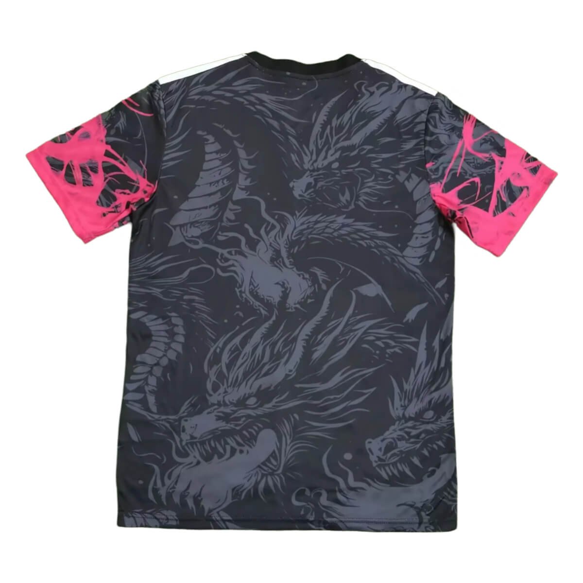 camisa-real-madrid-preta-rosa-dourada-2024-25-masculina- Camisa Real Madrid Dragão Preta/Rosa 2024/25 Masculina