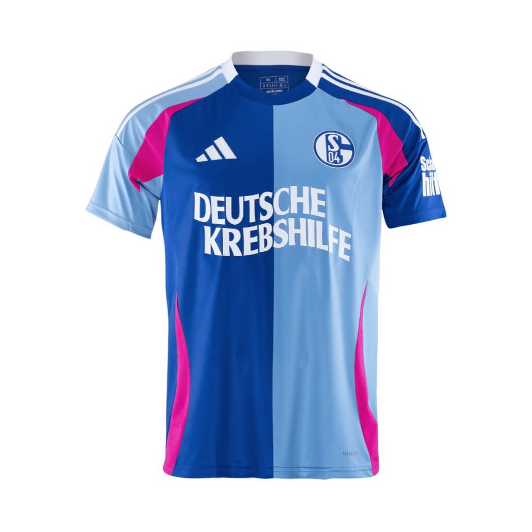 camisa-schalke-04-outubro-rosa-azul-2024-25-masculina Camisa Schalke 04 Outubro Rosa Azul 2024/25 Masculina