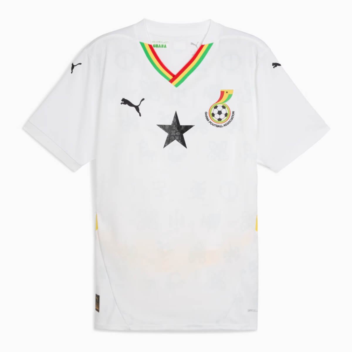 camisa-selecao-da-gana-branca-home-2024-25-masculina Camisa Seleção de Gana Branca Home 2024/25 Masculina