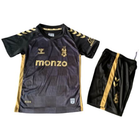 Kit Infantil Coventry City Preta Third III 2024/25 Unissex