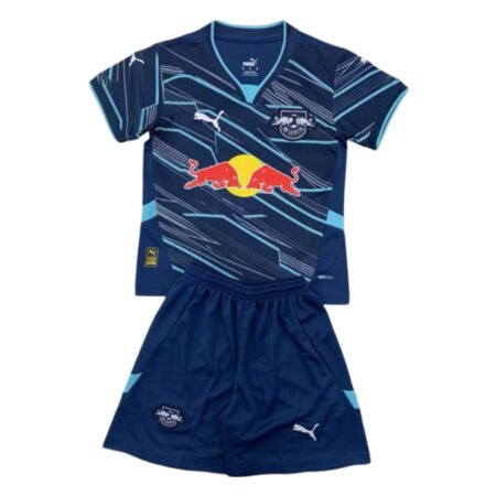 Kit Infantil RB Leipzig Third Azul III 2024/25 Unissex
