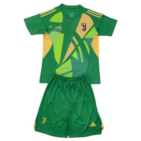 Kit Infantil Juventus Goleiro Verde 2024/25 Unissex
