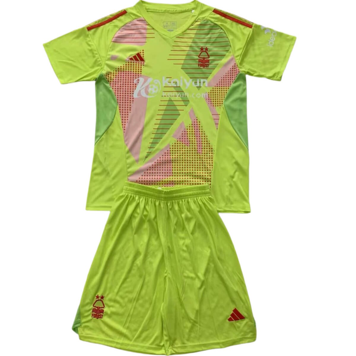 kit-infantil-goleiro-nottingham-forest-verde-2024-25-unissex Kit Infantil Nottingham Forest Goleiro Verde 2024/25 Unissex