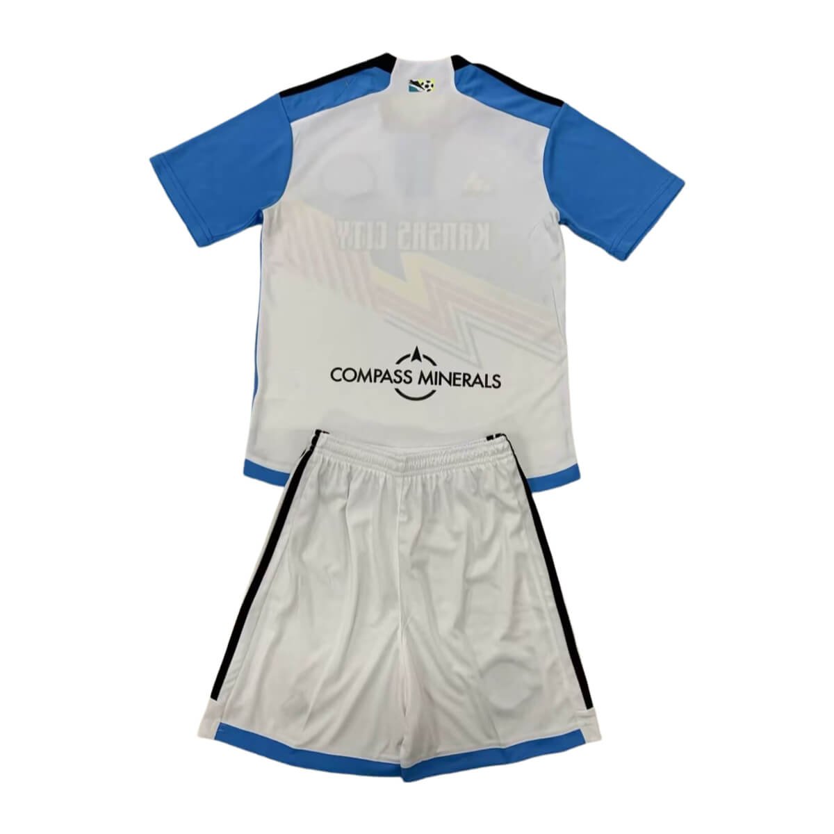 kit-infantil-kansas-city-terceira-branca-azul-iii-2024-25-unissex- Kit Infantil Kansas City Terceira Branca/Azul III 2024/25 Unissex