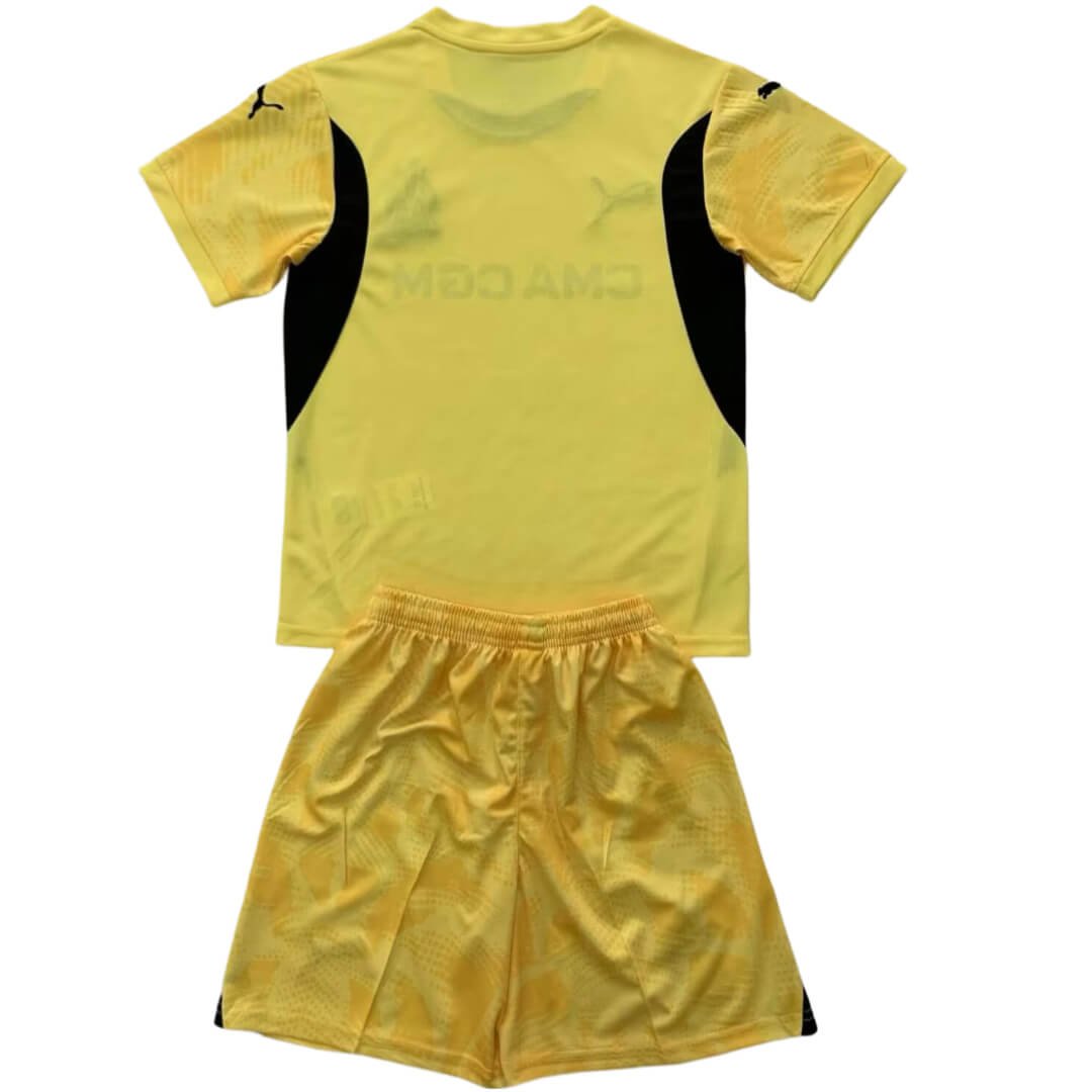 kit-infantil-marseille-goleiro-amarela-2024-25-unissex Kit Infantil Marseille Goleiro Amarela 2024/25 Unissex