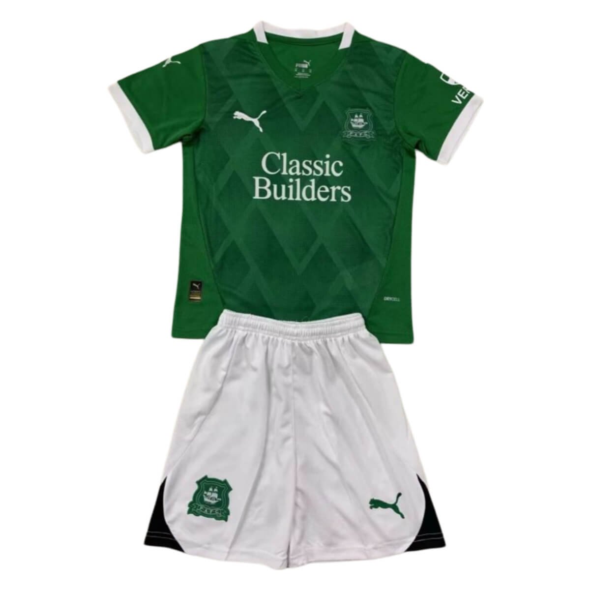 kit-infantil-plymouth-argyle-home-verde-2024-25-unissex Kit Infantil Plymouth Argyle Verde Home 2024/25 Unissex