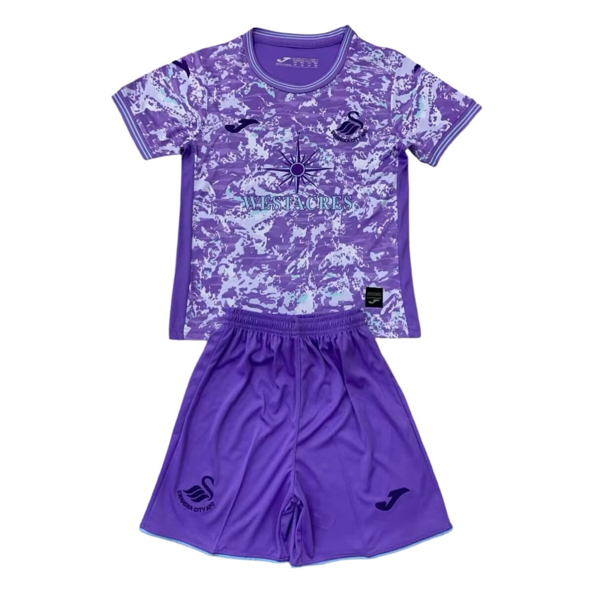 kit-infantil-swansea-city-roxo-third-2024-25-unissex Kit Infantil Swansea City Third Roxo 2024/25 Unissex