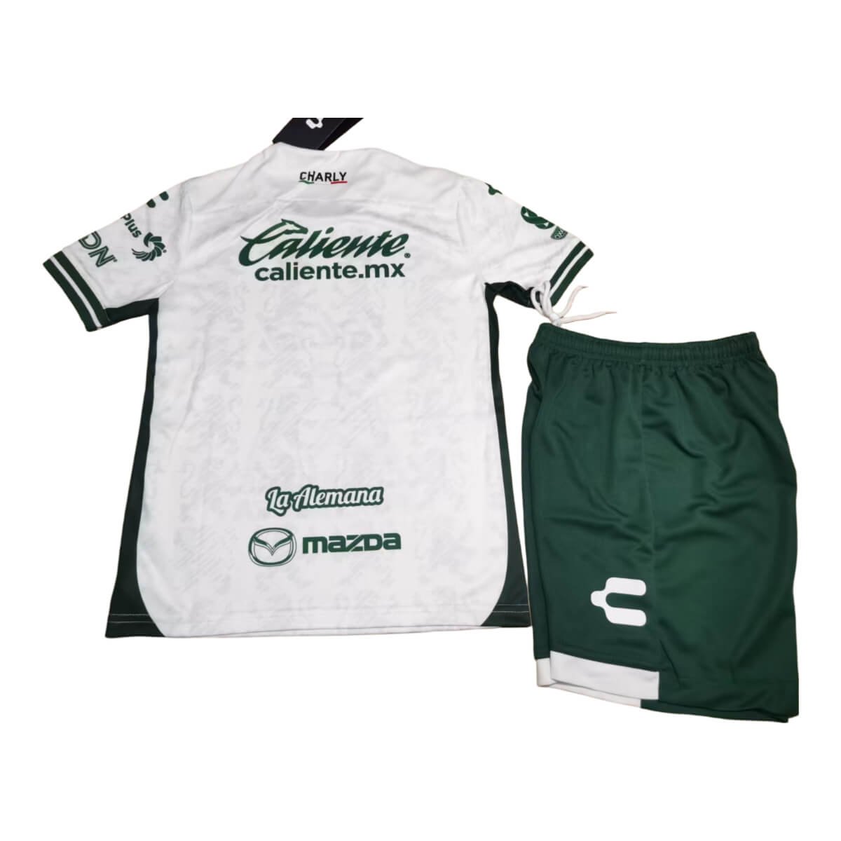 kit-infantil-titular-santos-laguna-verde-i-2024-25-unissex- Kit Infantil Santos Laguna Verde Home 2024/25 Unissex