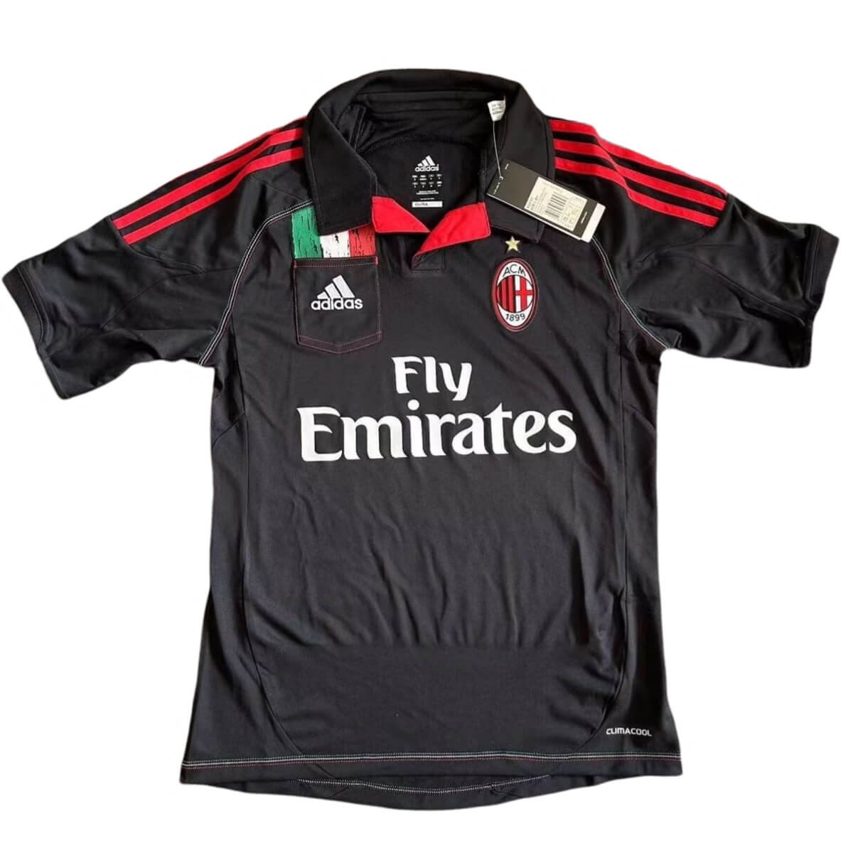 camisa-ac-milan-preta-third-2011-masculina-retro Camisa AC Milan Preta Third 2011 Retrô Masculina