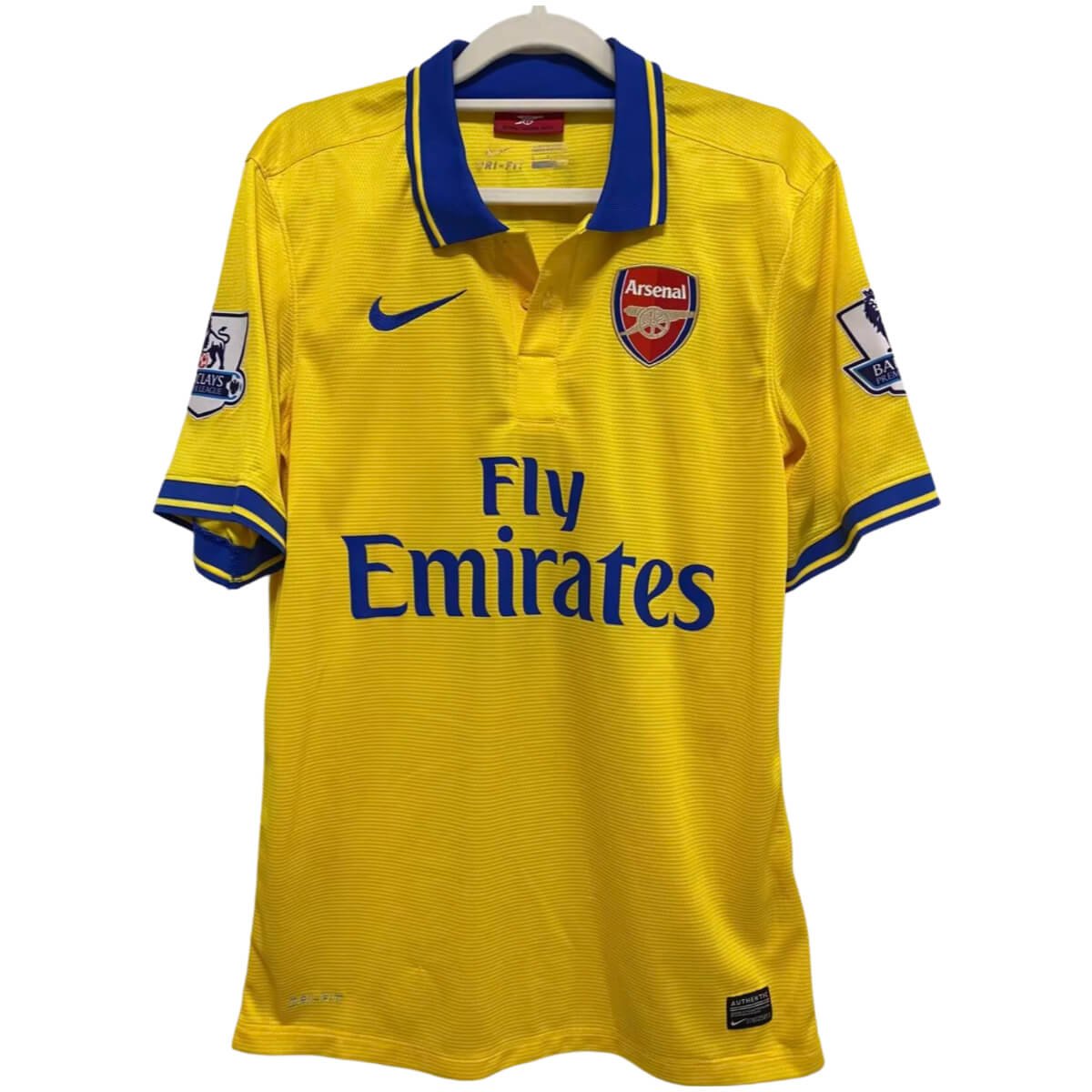 camisa-arsenal-amarela-2013-away-masculina- Camisa Arsenal 2013/14 Amarela Away Masculina