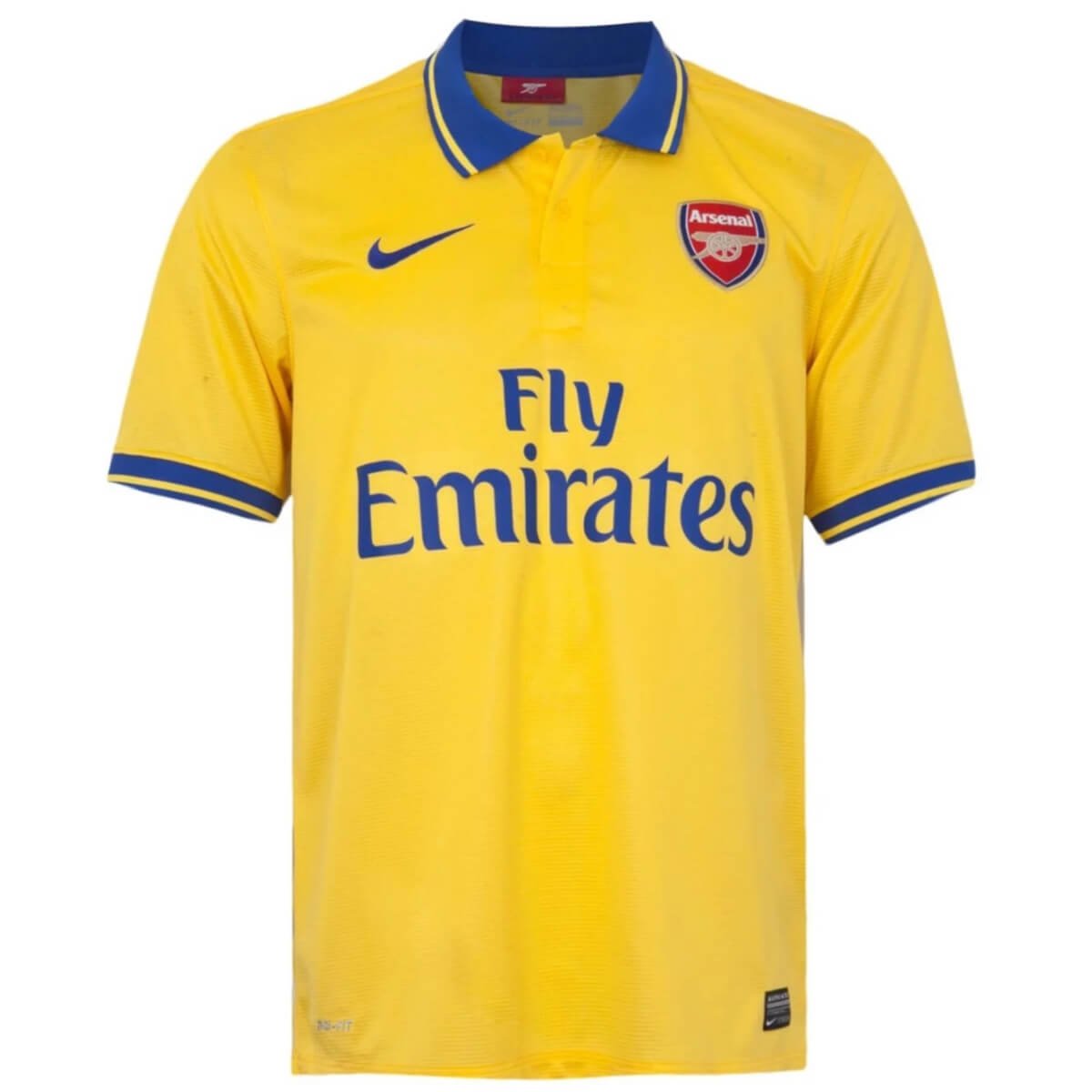 camisa-arsenal-amarela-2013-away-masculina Camisa Arsenal 2013/14 Amarela Away Masculina