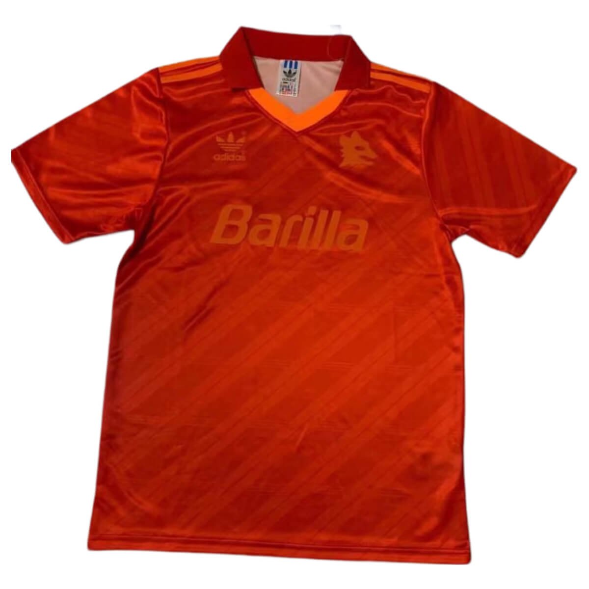 camisa-as-roma-laranja-third-1992-94 Camisa As Roma Laranja Third 1992/94 Masculina