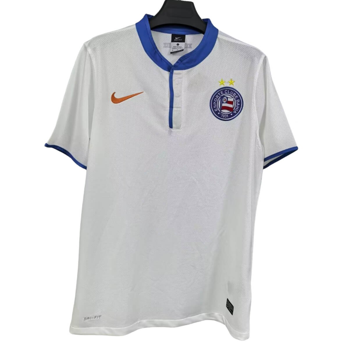 camisa-bahia-nike-branca-2013-14-reserva-masculina- Camisa Bahia EC Nike Branca Fora 2013/14 Masculina