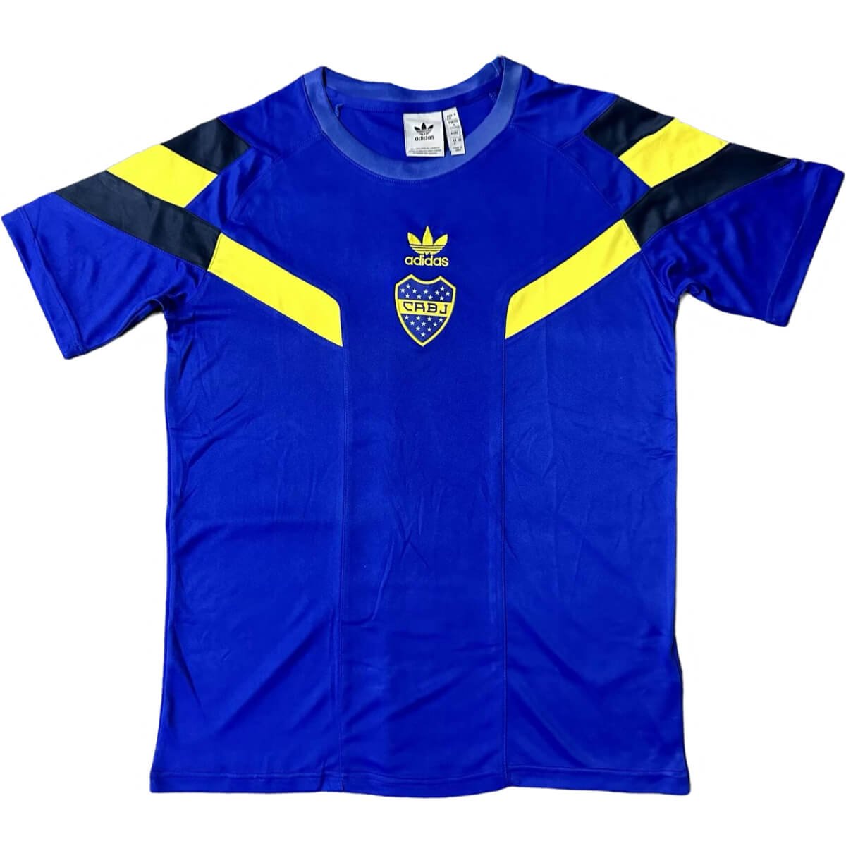 camisa-boca-juniors-azul-adidas-originals-3-stripes- Camisa Boca Juniors Adidas Originals Adricolor Azul 2024/25 Masculina