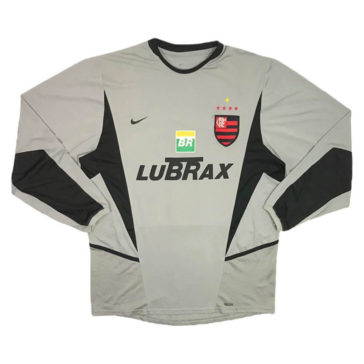 camisa-flamengo-cinza-goleiro-2003-lubrax-manga-longa Camisa Flamengo Cinza Goleiro 2003 Lubrax Manga Longa