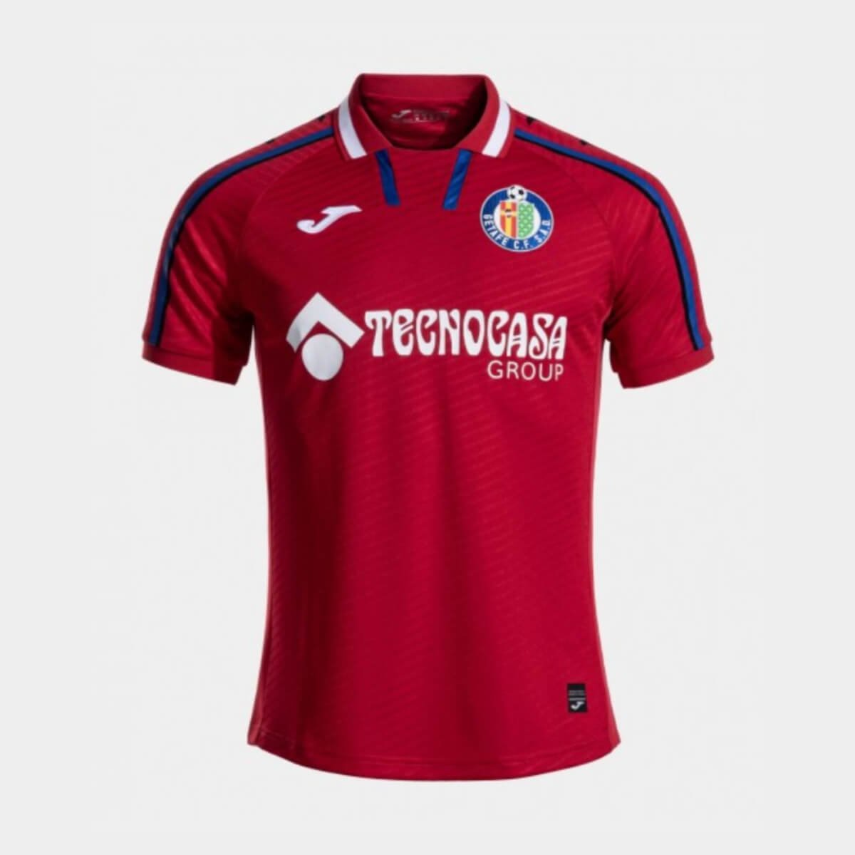 camisa-getafe-vermelha-away-2024-25-masculina Camisa Getafe Vermelha Vinho Away 2024/25 Masculina