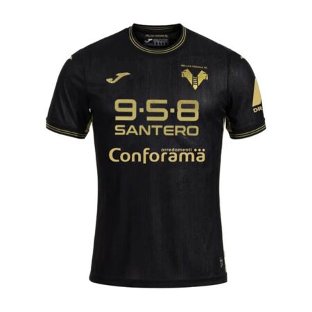 Camisa Hellas Verona Preta Third 2024/25 Masculina