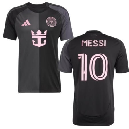Camisa Inter Miami Preta MESSI #10 2025/26 Reserva Masculina