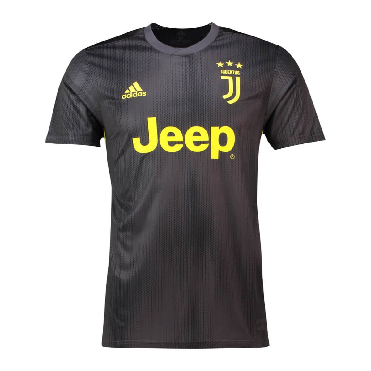 camisa-juventus-2018-19-preta-third-masculina Camisa Juventus Preta 2018/19 Third Jeep Masculina