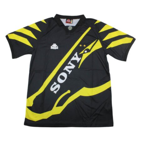Camisa Juventus Preta Third Sony 1996 Retrô Masculina
