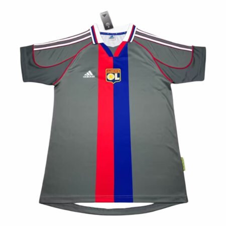 Camisa Lyon 2000 Cinza Away Retrô Masculina