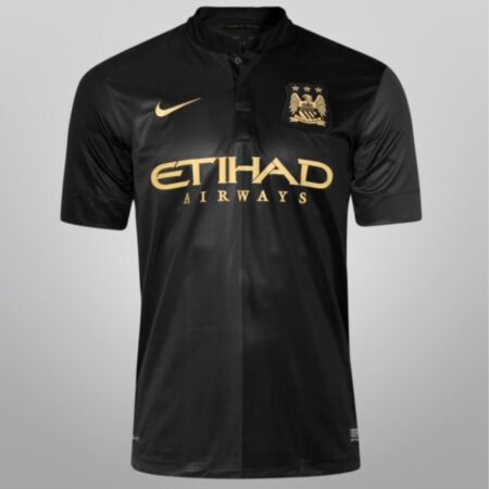 Camisa Manchester City Preta Away 2013/14 Masculina