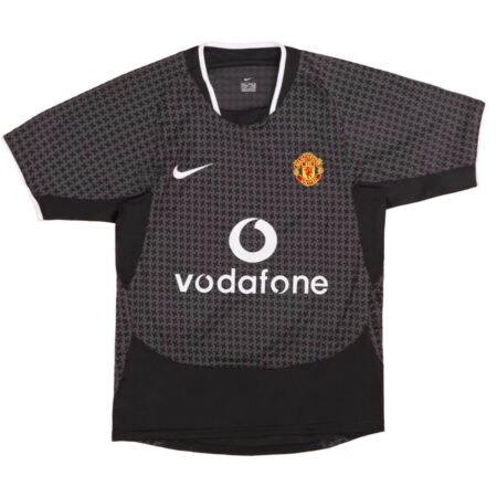 Camisa Manchester United Preta 2003 Away Retrô