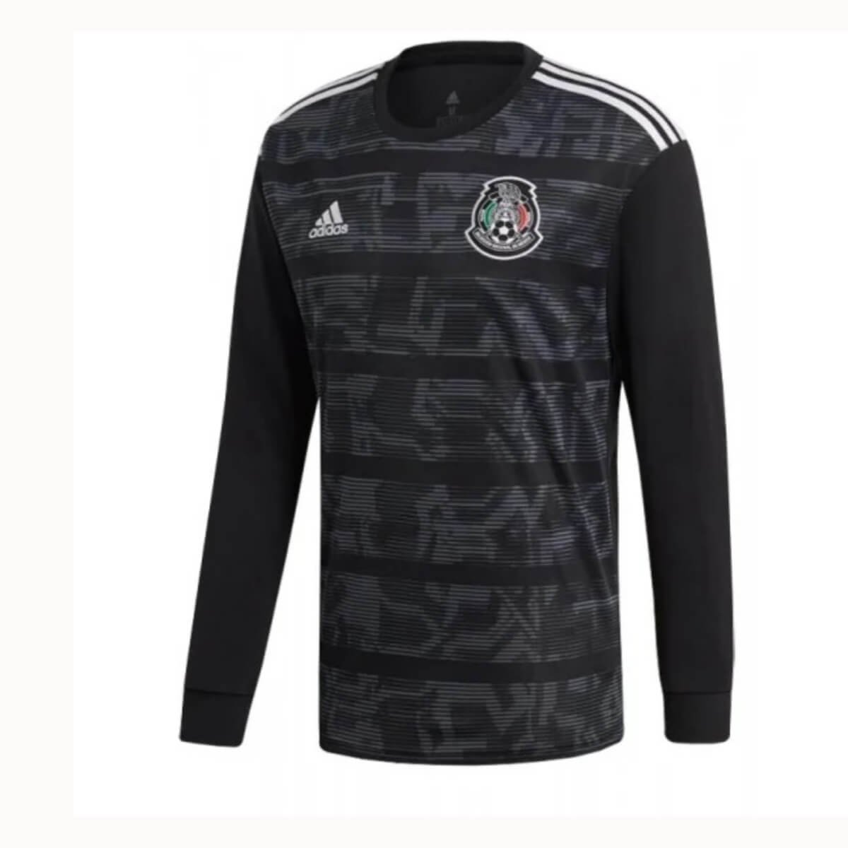 camisa-mexico-preta-2019-20-home-manga-longa Camisa México Preta 2019/20 Home Manga Longa