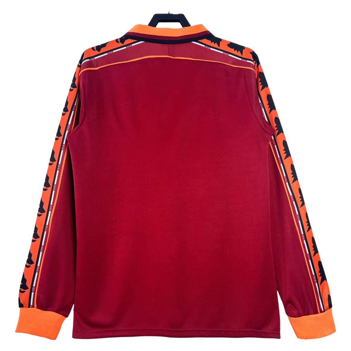 camisa-roma-1998-home-manga-longa-vermelha-retro- Camisa AS Roma 1998 Home Manga Longa Vermelha Retro