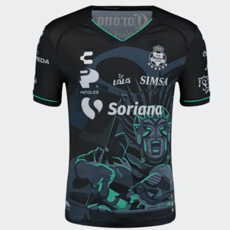 Camisa Santos Laguna Preta Third 2024/25 Masculina