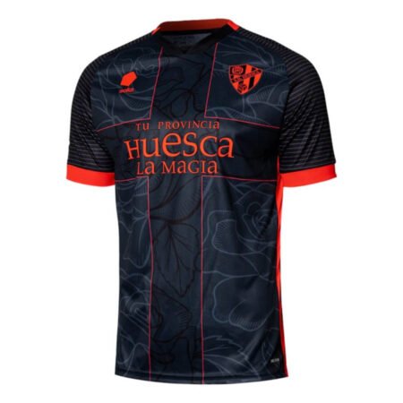 Camisa SD Huesca Preta Third 2024/25 Masculina