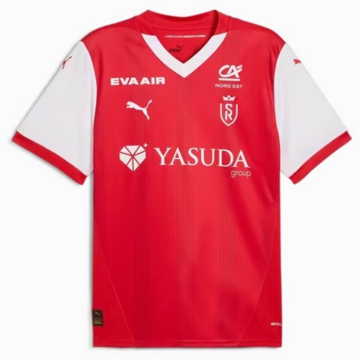camisa-stade-reims-home-vermelha-2024-25-masculina Camisa Stade Reims Home Vermelha 2024/25 Masculina