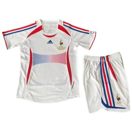 Kit Infantil França Branca 2006 Away Unissex