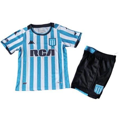 Kit Infantil Racing Club Home Azul 2024/25 Unissex