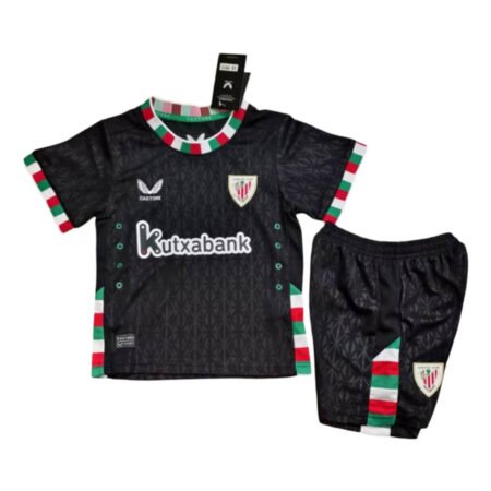 Kit Infantil Bilbao Preta Quarta 2024/25 Unissex