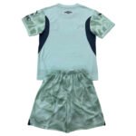 Kit Infantil AC Milan Goleiro Verde/Azul 2024/25 Unissex