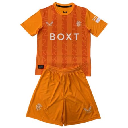 Kit Infantil Rangers Goleiro Laranja 2024/25 Unissex