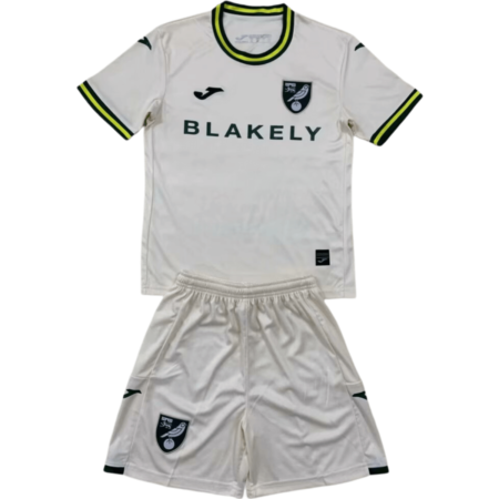 Kit Infantil Norwich City Bege Third 2024/25 Unissex