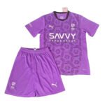 Kit Infantil Al-Hilal Roxo III Third 2024/25 Unissex