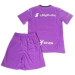 Kit Infantil Al-Hilal Roxo III Third 2024/25 Unissex
