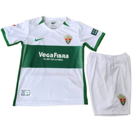 Kit Infantil Elche FC Branca Home 2024/25 Unissex