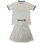 Kit Infantil Club Brugge Branca Away 2024/25 Unissex