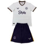 Kit Infantil Everton FC Away Bege 2024/25 Unissex