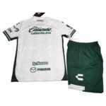 Kit Infantil Club Léon Branca Away 2024/25 Unissex