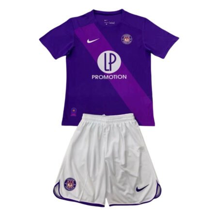 Kit Infantil Toulouse Roxo Home 2024/25 Unissex