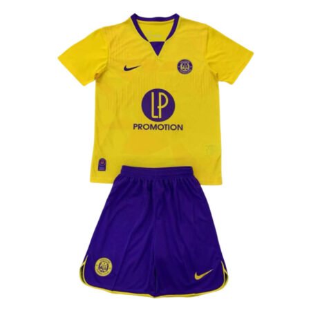 Kit Infantil Toulouse Amarela Away 2024/25 Unissex